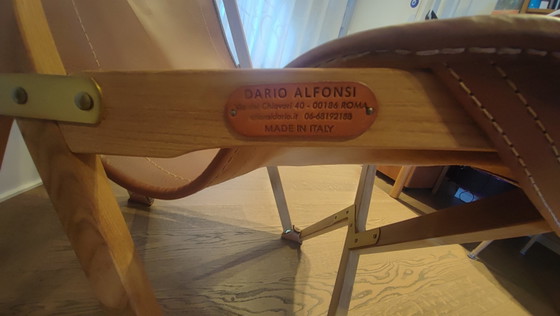 Fauteuil Tripolina en cuir – Dario Alfonsi, Chaises & fauteuils, Leather, Wood (photo 6 of 7)