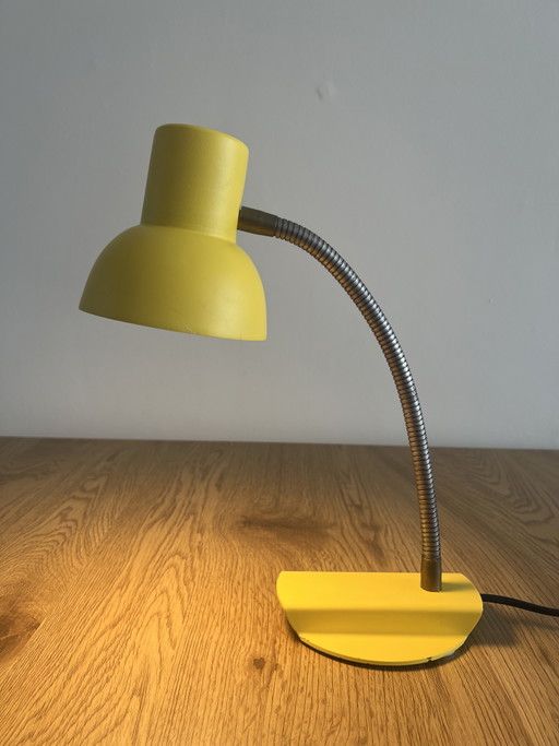 Hala Zeist - Lampada da scrivania gialla - Modello 703 - Anni '70 – bureaulampen, Metal, Chrome (photo 2 of 15)