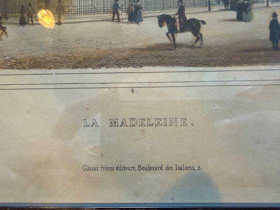 Image 1 of Serie di litografie colorate a mano del XIX secolo di Gihaut Frères