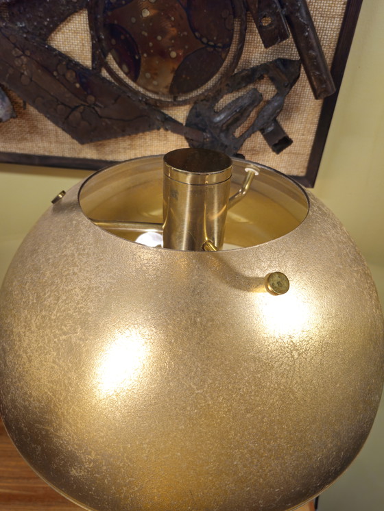 Image 1 of Vintage Messing Tafellamp Bureaulamp Lamp Lampje 