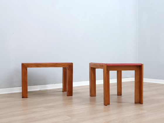 Image 1 of Afra & Tobia Scarpa Mod. 778 Couchtische für Cassina 1970er Jahre