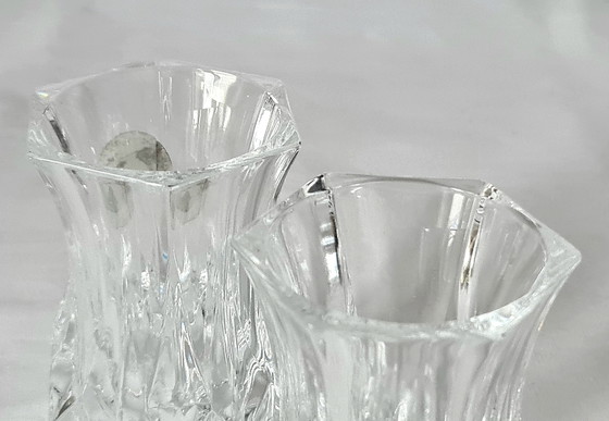 2 Vasi Vintage Cristal d'Arques 8×5 cm Etichetta Originale Ottime Condizioni – Glass, Crystal (photo 4 of 15)