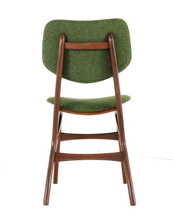 Image 1 of Ensemble de 4 chaises de salle à manger Pynock, style vintage, rembourrées