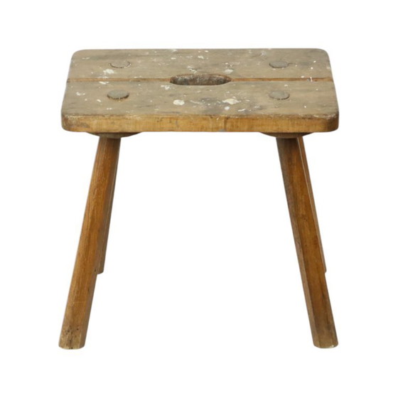 Image 1 of Character Milk Stool Solid Wood