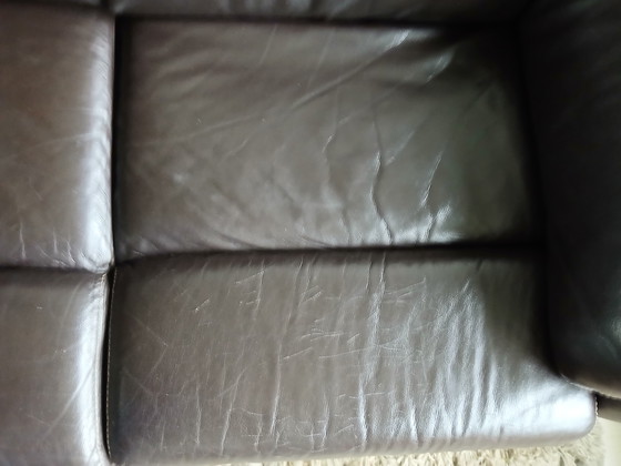 Image 1 of CHATEAUX D'AX Ledersofa mit Liegefunktion, Chaiselongue und elektrisch verstellbarer Liegefunktion