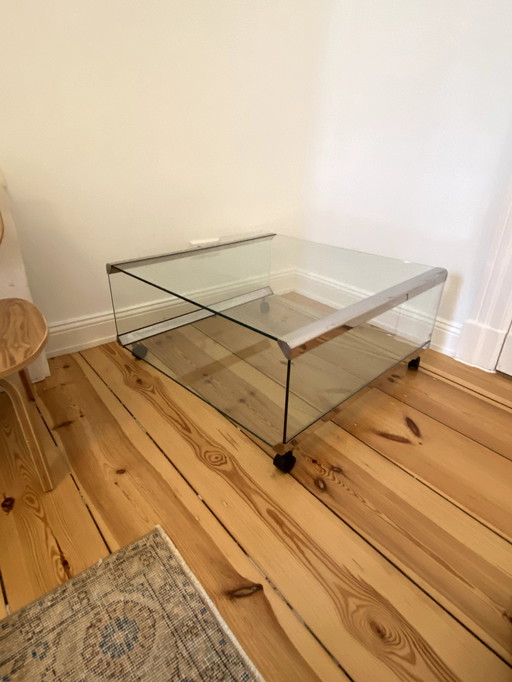 Table en verre Galotti Radice Made in Italy