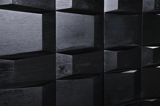 Image 1 of CREDENZA BELGA CON DESIGN TRIDIMENSIONALE ANNI '70