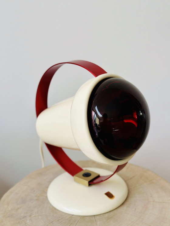 Image 1 of Philips Infrared Lamp Type 7529 – Space Age Design – 1960s – Original & Working