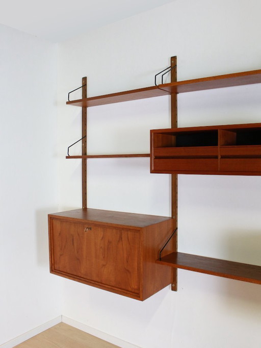 Meuble mural vintage Poul Cadovius Royal System