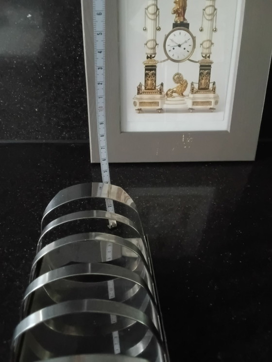 Vintage 70s Toaster Rack, Onbekend, Table accessories, Metal, Silver (photo 13 of 13)