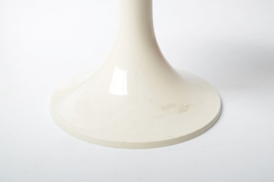Image 1 of Meister Anker Space Age wekker / Zeldzaam geribbeld ontwerp, voetstuk / Vintage jaren 70, West-Duitsland