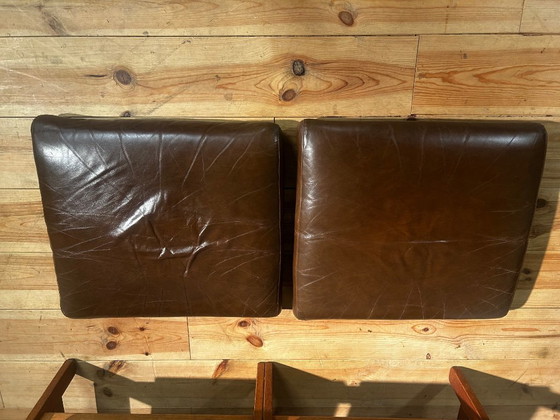 Mid-Century Two-seater in Leather Aksel Dahl – KP Møbler, 2 seaters, Wood (photo 22 of 27)