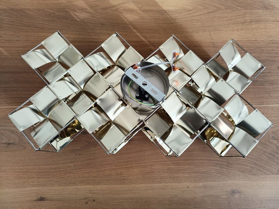 Image 1 of Sauze Line wall light in gold aluminum