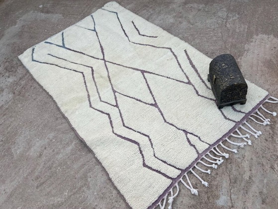 Marokkaans Berber tapijt met natuurlijke charme, 250 cm x 150 cm – Vloerkleden en tapijten, Wool (photo 3 of 5)