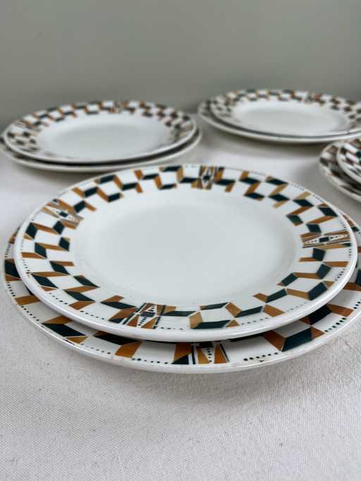 Antique plates from the early 20th century
