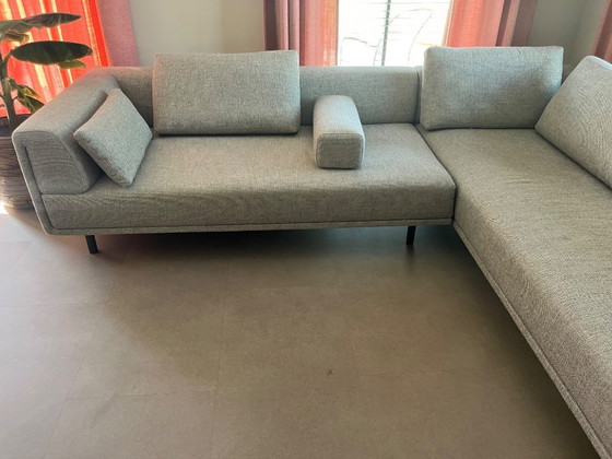 Image 1 of Eyye Dura Lounge corner sofa with decorative cushions and separate armrests