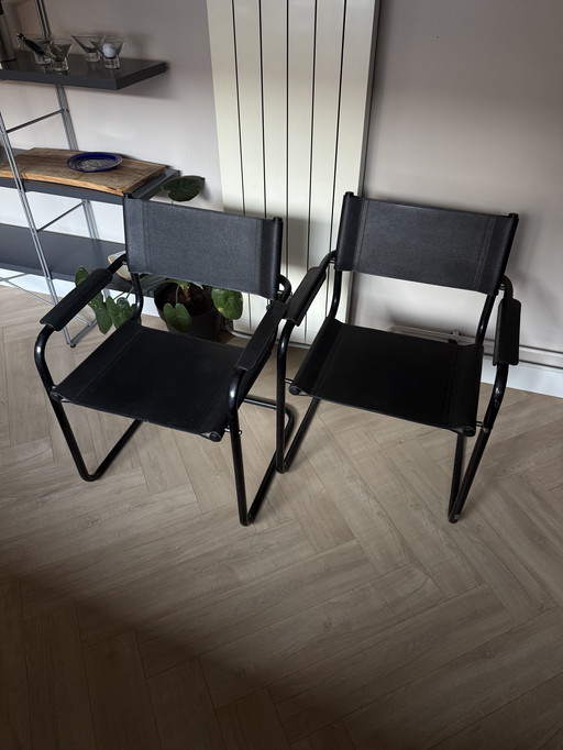 Buisframe eetkamerstoelen