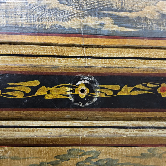 Image 1 of Vintage Indian sideboard (nautical/ships) bohemian/colonial/oriental wardrobe