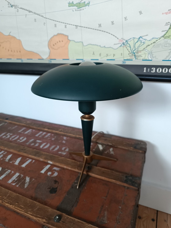 Lampe Vintage Louis Kalff Bijoux – Philips, Metal (photo 15 of 15)