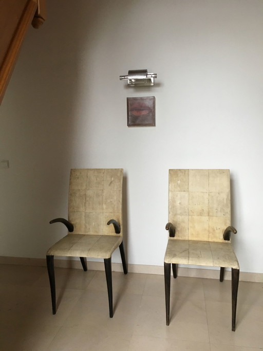 2 sillas vintage R&amp;Y Augousti
