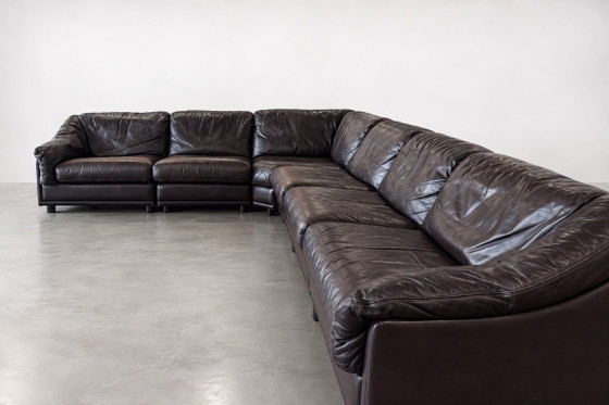 Divano Leolux mid-century completamente modulare – Divani modulari, Pelle (photo 2 of 5)