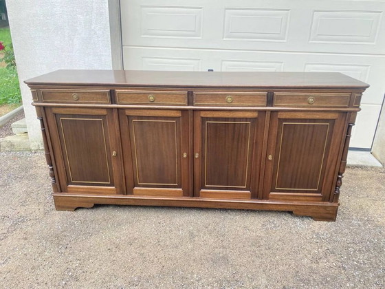 Image 1 of Louis Philippe style mahogany sideboard