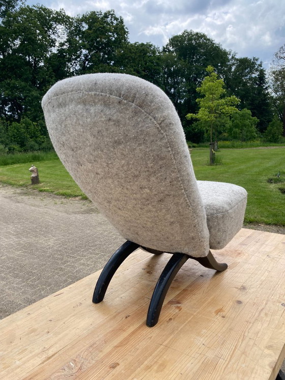 Artifort Congo Design Chair – Chairs and lounge chairs, Wood, Wool (photo 5 of 5)