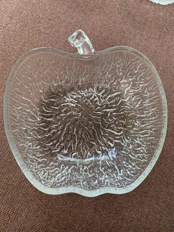 Image 1 of Complete Set Vintage Appel Schalen Glas CoVetro Italië Jaren 70