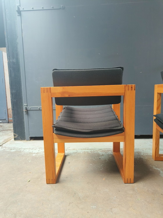 4 chaises design hollandaises Ate van Apeldoorn Hattem design vintage années 70 – Chaises de salle à manger (photo 4 of 15)