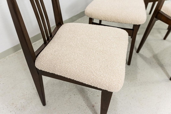 Image 1 of VENTE Ensemble de 4 chaises de salle à manger de M. Zieliński, années 1960