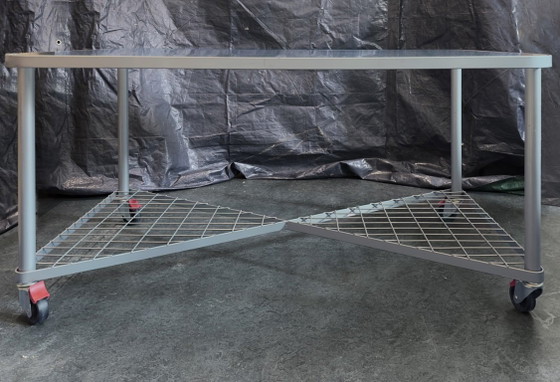 Bureau IKEA Moments des années 1990 par Niels Gammelgaard – Tables de salle à manger, Glass, Metal (photo 4 of 12)