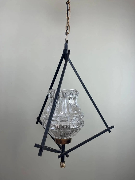 Lampada a sospensione Art Déco – Lampade a sospensione, Metal, Glass, Art Deco (photo 4 of 13)
