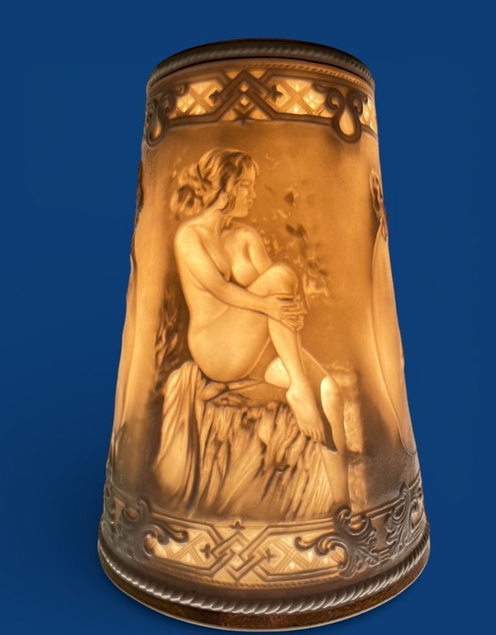 Image 1 of Lampada litofania in porcellana, Germania anni '70