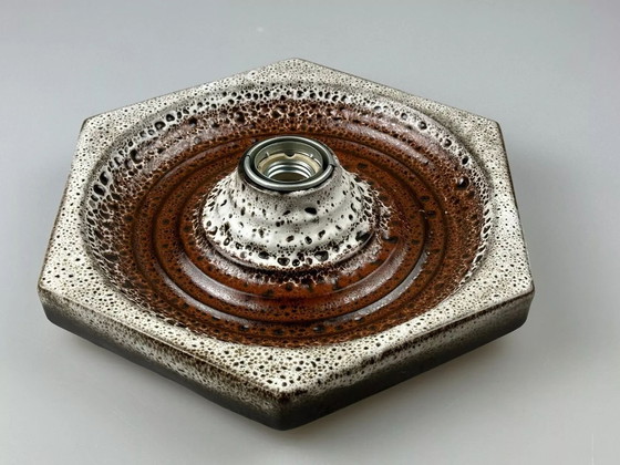 Image 1 of 60s 70s Aplique Ceramica Siglo Medio Diseño Space Age