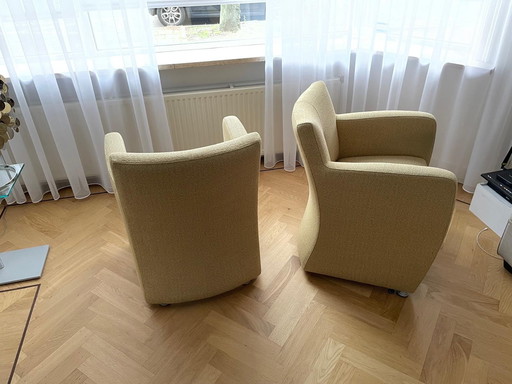 Fauteuils Leolux Kilenge, 2 pièces