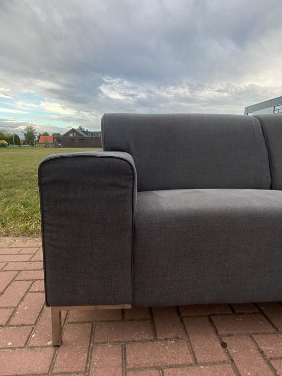 Image 1 of Gray Fabric Corner Sofa