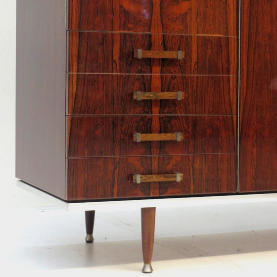 Image 1 of Vintage 4-door design wardrobe in rosewood, 1960s