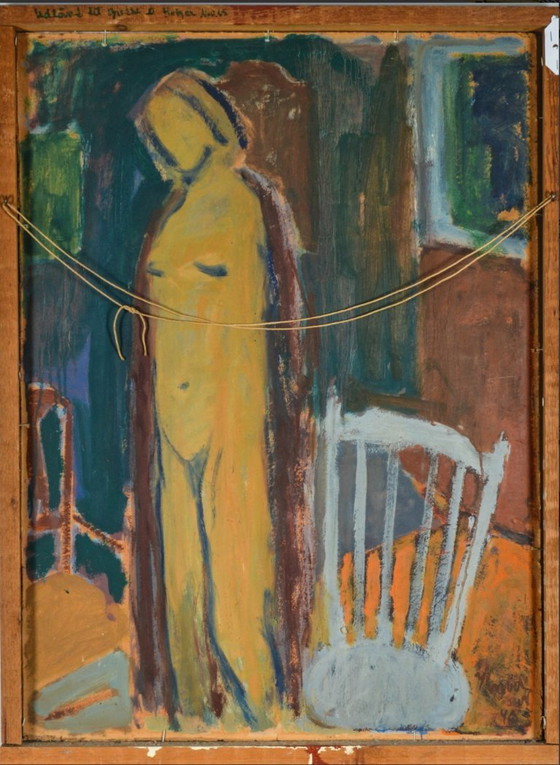 Image 1 of Kubistische Malerei - Inspiriert von Pablo Picasso Harlekin