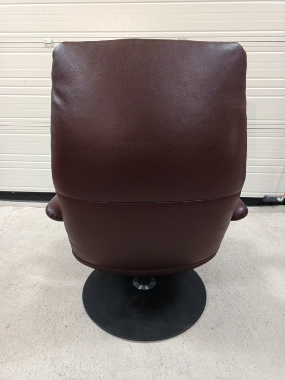 Image 1 of Fauteuil Jori 'Yoga' / Fauteuil pivotant en cuir