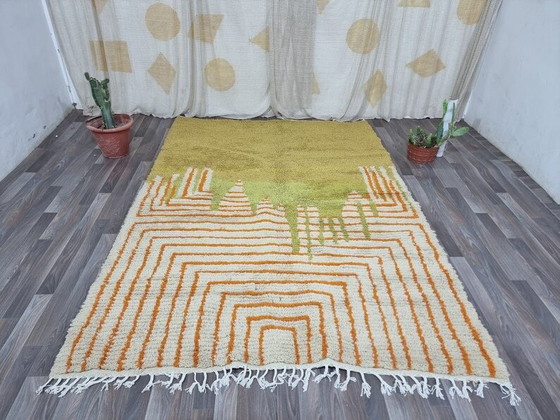 Image 1 of Authentischer, handgefertigter traditioneller marokkanischer Berberteppich, 2/3 m²