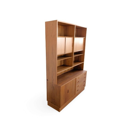 Poul Hundevad Libreria Mid-century in Teak Mobile Design Danese, Librerie, Legno, Marrone (foto 3 di 10)