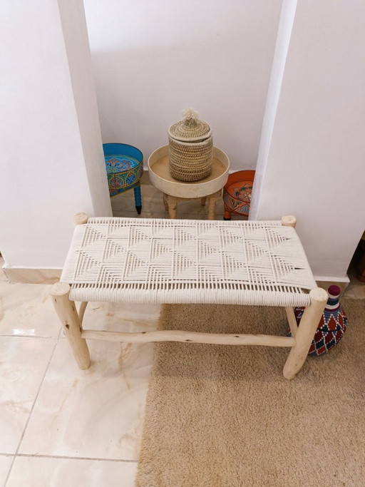 Panca marocchina artigianale 110cmx40