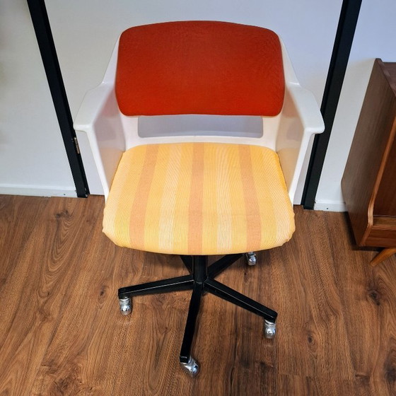 Image 1 of Sedia da ufficio vintage Gispen modello 2712 con rivestimento originale