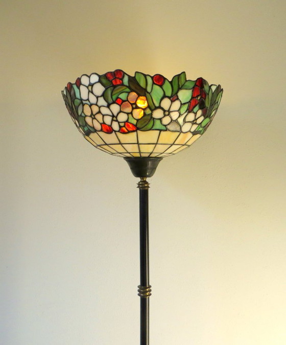 Lampada da terra Tiffany – Lampade da terra, Glass, Metal (photo 9 of 10)