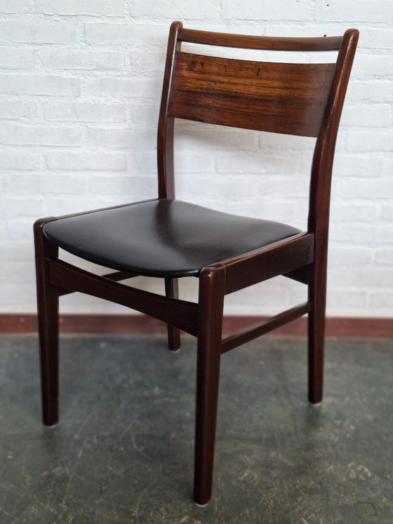 4x Sedie da pranzo in palissandro anni '60 – Legno (photo 11 of 13)