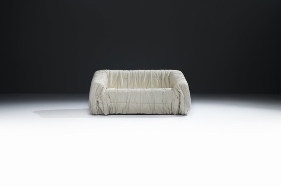 Image 1 of Rarissimo divano in pelle Piumino di De Pas D'urbino e Lomazzi per Dall'Oca Italy