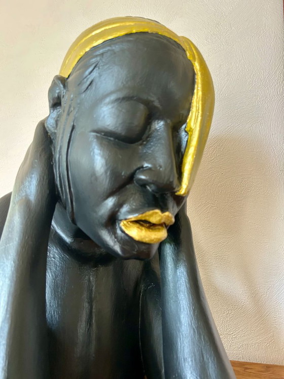 Serenità in Nero e Oro – Sculture, Legno (photo 3 of 11)