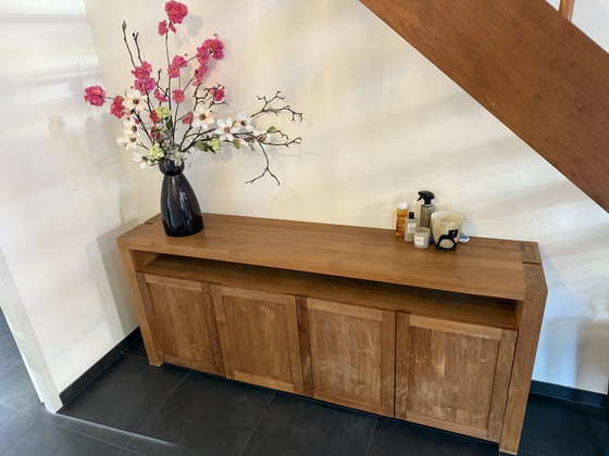 Image 1 of Ethnicraft Design Teak Dressoir - 4 deuren - 216 cm