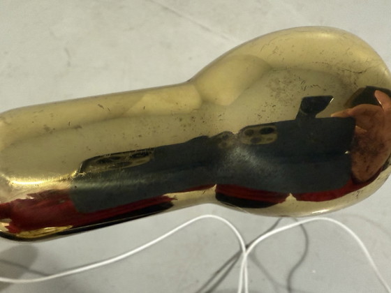 Image 1 of Lampade da parete flessibili in ottone, lampade da comodino, anni '60