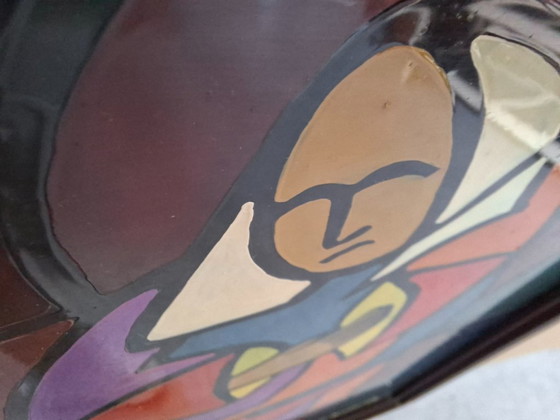 Image 1 of Original work "Madonna" – S.F. Di Biase, 1974 – Enamel on glass